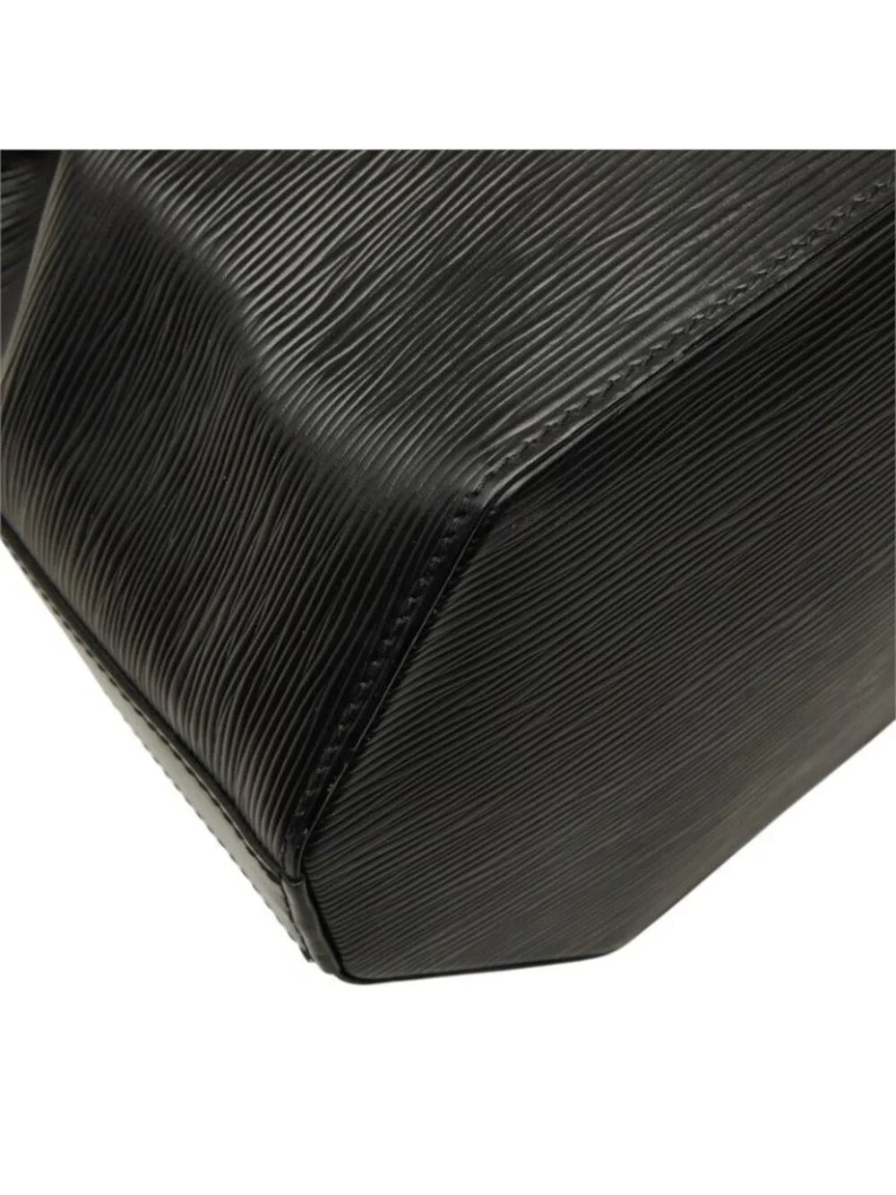 Louis Vuitton Epi Sac Depaul PM Shoulder Bag Noir Black Leather